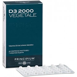 Vitamina D3 2000 Principium vegetale 60 compresse